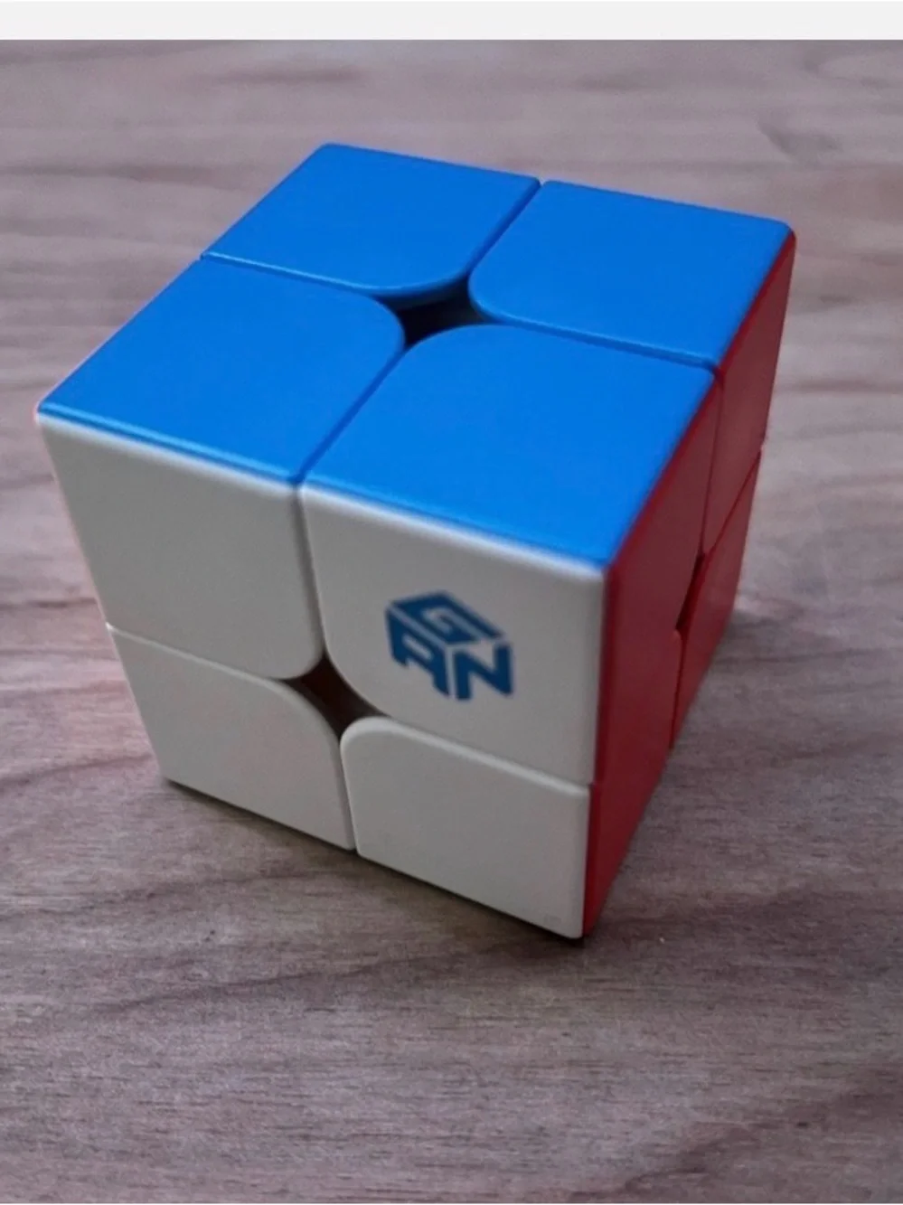 Educational Kids Puzzle Cube Set - Yellow & Blue